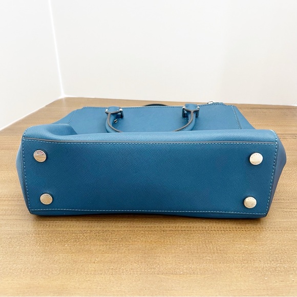 Michael Kors Sutton Satchel Teal - Picture 3 of 11